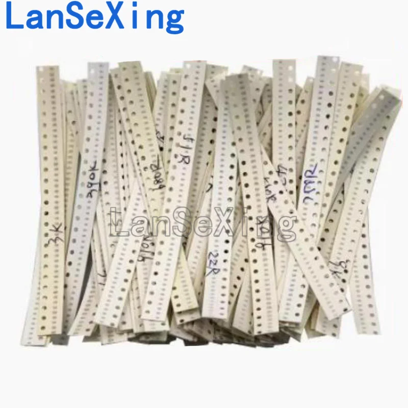 

0603 SMD resistor pack sample pack 10R~910K 80 types of resistance values with an accuracy of 5%, 50 of each type