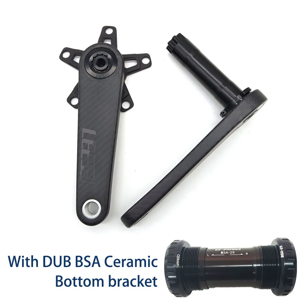 美品 LEESE LSE-PRO 160mm DUB 29 カーボンクランク｜162.5mm ROCKBROS