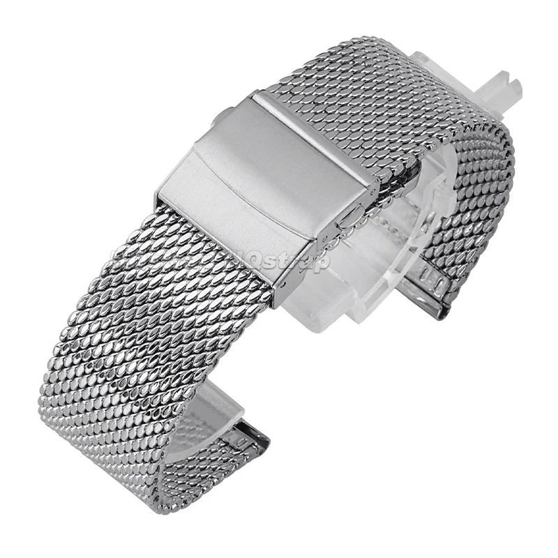 Stainless Steel Mesh Milanese Watch Band - Premium Metal Replacement Bracelet, 1.0mm