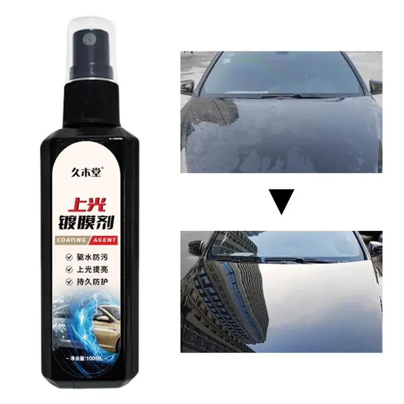 

Car Coating Spray Universal Paint Polish 100ml Automotive Paint Protective Crystal Plating Spray Car Washing Liquid Car Tools