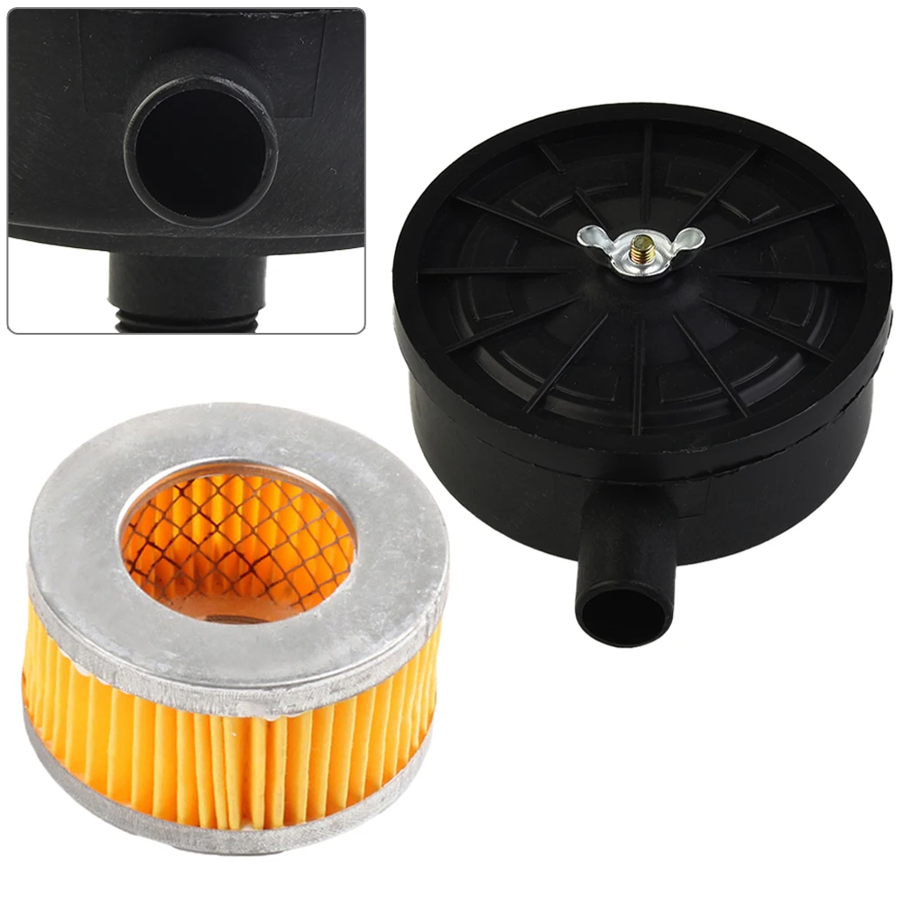 

2pcs/set Air Compressor Silencer Muffler 20mm Intake Air Filter Silent Oil-free Machine Filter Element Air Pump Pneumatic Parts