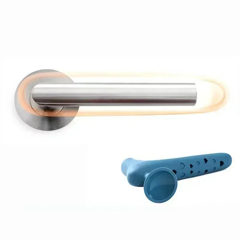 Silicone Door Handle Protective Cover Anti-collision Baby Doorknob Protect Door Knob Cup Safety Cover Noiseless Suction