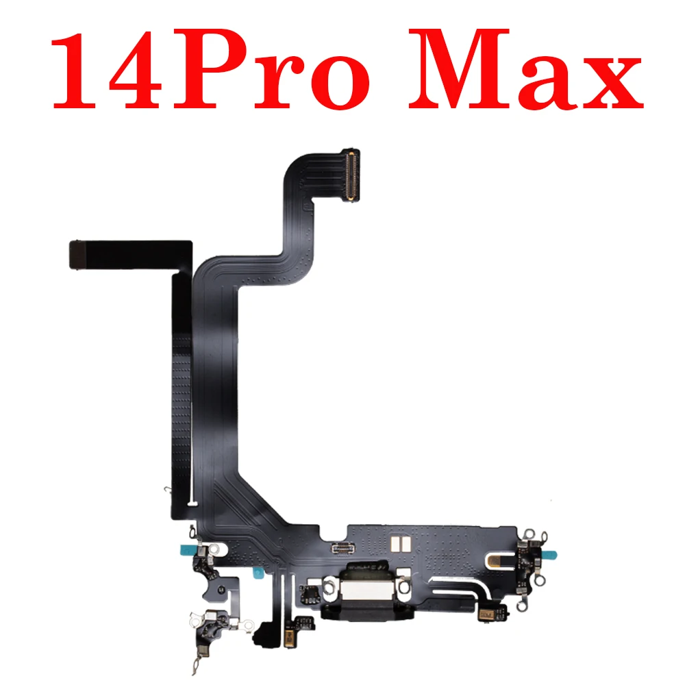 Deluxe Charging Port Flex Cable with USB Charger Dock Connector & Microphone Ribbon