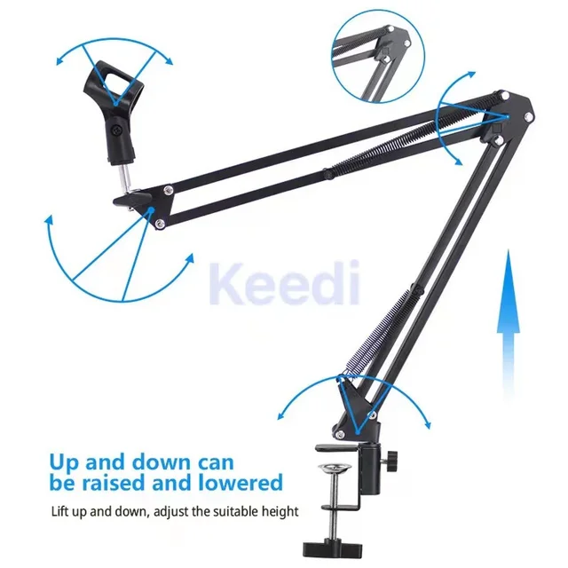 Articulated Arm Support Professional Microphone Podcast Table 6