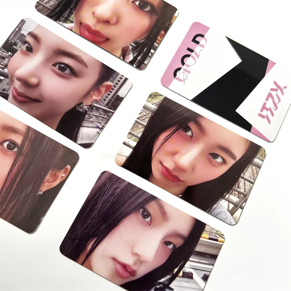 KPOP ITZY New Album GOLD Photocard Double Sides Printing