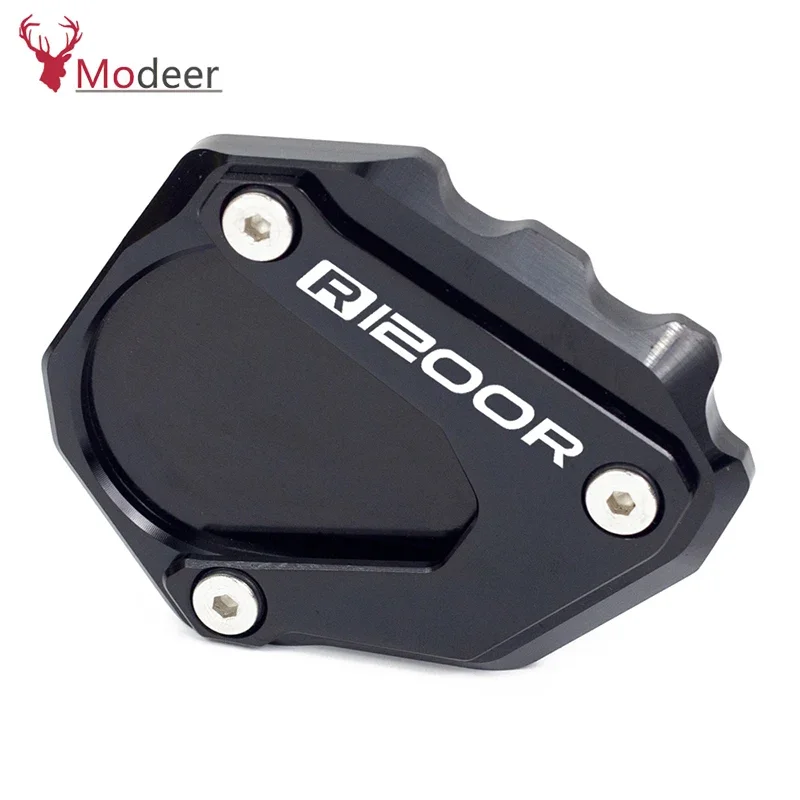 Side Stand Enlarger Extension Plate Foot Support Pad For BMW R1200R 2006-2014
