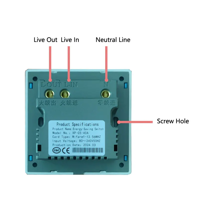 Energy Saving Switch Wide Voltage