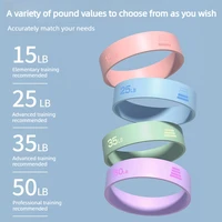 15LBS-50LBS Yoga Elastic Ring Different Level Elastic Yoga Band Stretch Strap Stretch Fitness Bands Home Exercise - Image 3