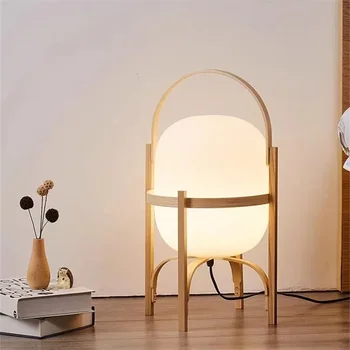 Cole Cestita Floor Lamp Art Modern Simple Led Wood Light Living Room Study Bedroom Bedside Lamp Home Restaurant Decoration Light 5