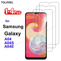 HD Crystal 9H Tempered Glass Screen Protector Film - Transparent and Protective Phone Glass - 1 Pcs (For Galaxy A04S)