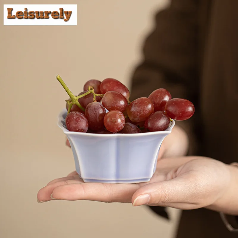 Elegant Lotus Core Square Fruit Dishes Japanese Pastry Plate Fruit Dishes Cake Display Stand Serving Tray Cafes Decoration Craft