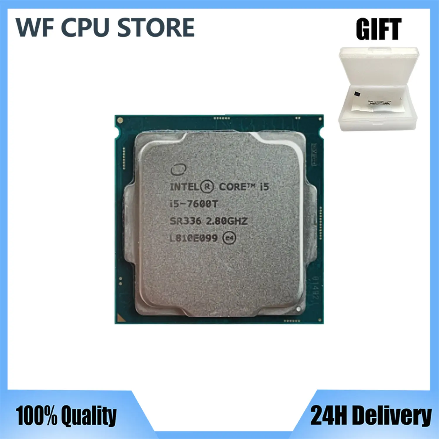

Intel Core i5-7600T i5 7600T 2.8 GHz Used Quad-Core Quad-Thread CPU Processor 6M 35W LGA 1151