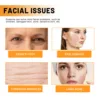 Anti Aging Facial Serum Vitamin C Reduce Fine Lines Forehead Wrinkles Moisturizing Smoothing Skin Repairing Firming Face Serum 4
