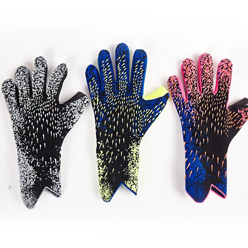 Description Picture 5 of itemProfessional Goalkeeper Gloves Adults Kids Football Latex Thickened Protection Goalkeeper Soccer Sports Football Goalie Gloves