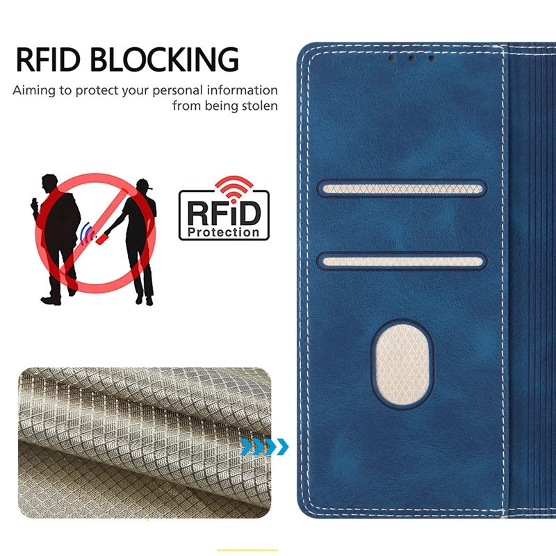 Fashion Color Block Leather Flip Case for ZTE Nubia Focus 2 - Magnetic Phone Cover