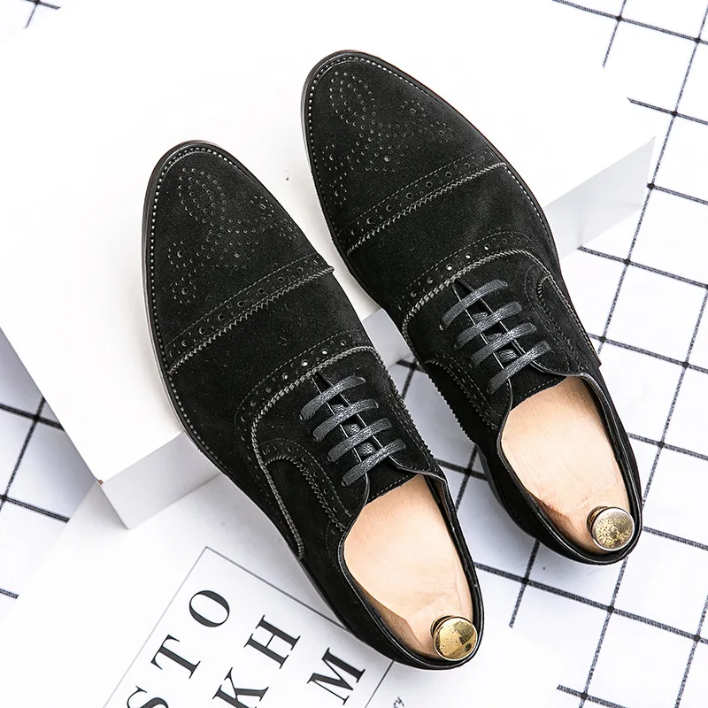 Men Shoes Comfortable Men's Casual Shoes Sneakers Fashion Low Lace-up Suede Shoes Male Flats Zapatillas Hombre Plus Size 38-48