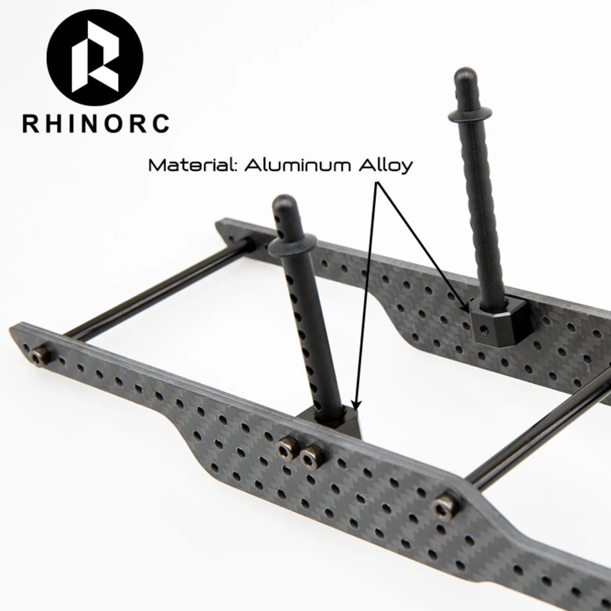 Rhino Crawler Frame Chassis Full Kit,With Capra Axles Driver Shaft Gear Box for 1/10 RC Crawler Car 6