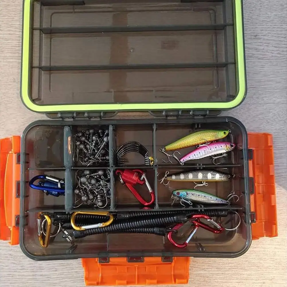 Fishing Tackle Box Bait Lure Organizer Toolbox Fishing Tool Box for Tools,  Fishing Tackle, Toys, Art, Craft, and Parts Gift