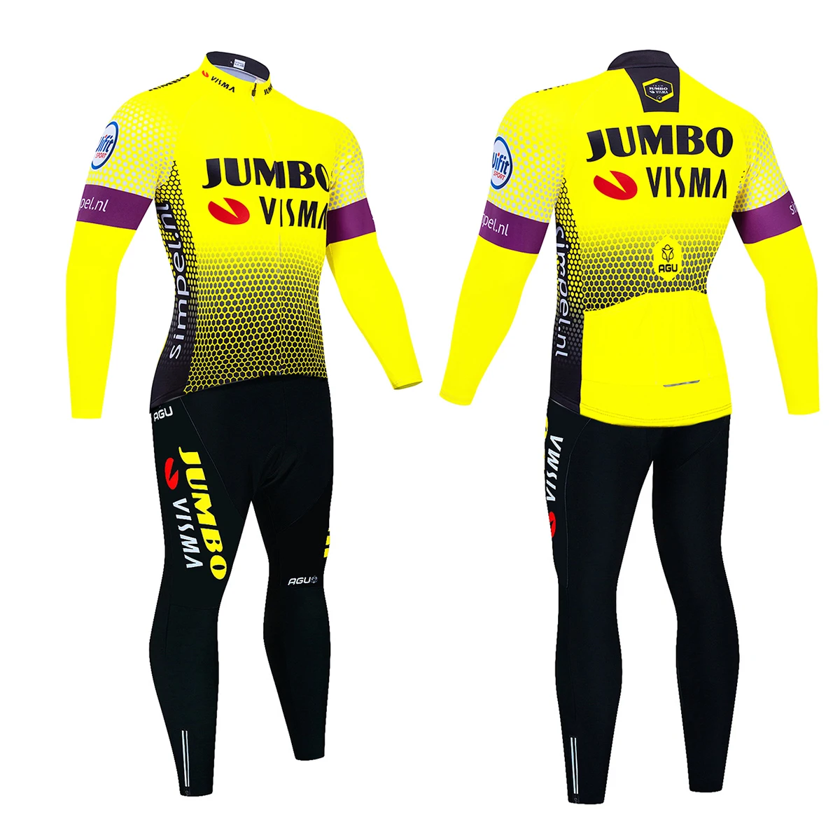 

Мужской комплект одежды с длинным рукавом JUMBO VISMA, комплект одежды для горного велосипеда из джерси с длинными рукавами, мужские костюмы 2024, мужские комплекты для езды на велосипеде