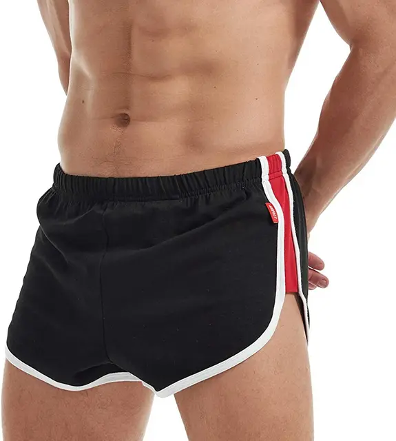 AIMPACT Mens Running Short Shorts Sexy Lounge Booty Shorts with Side Split  - AliExpress