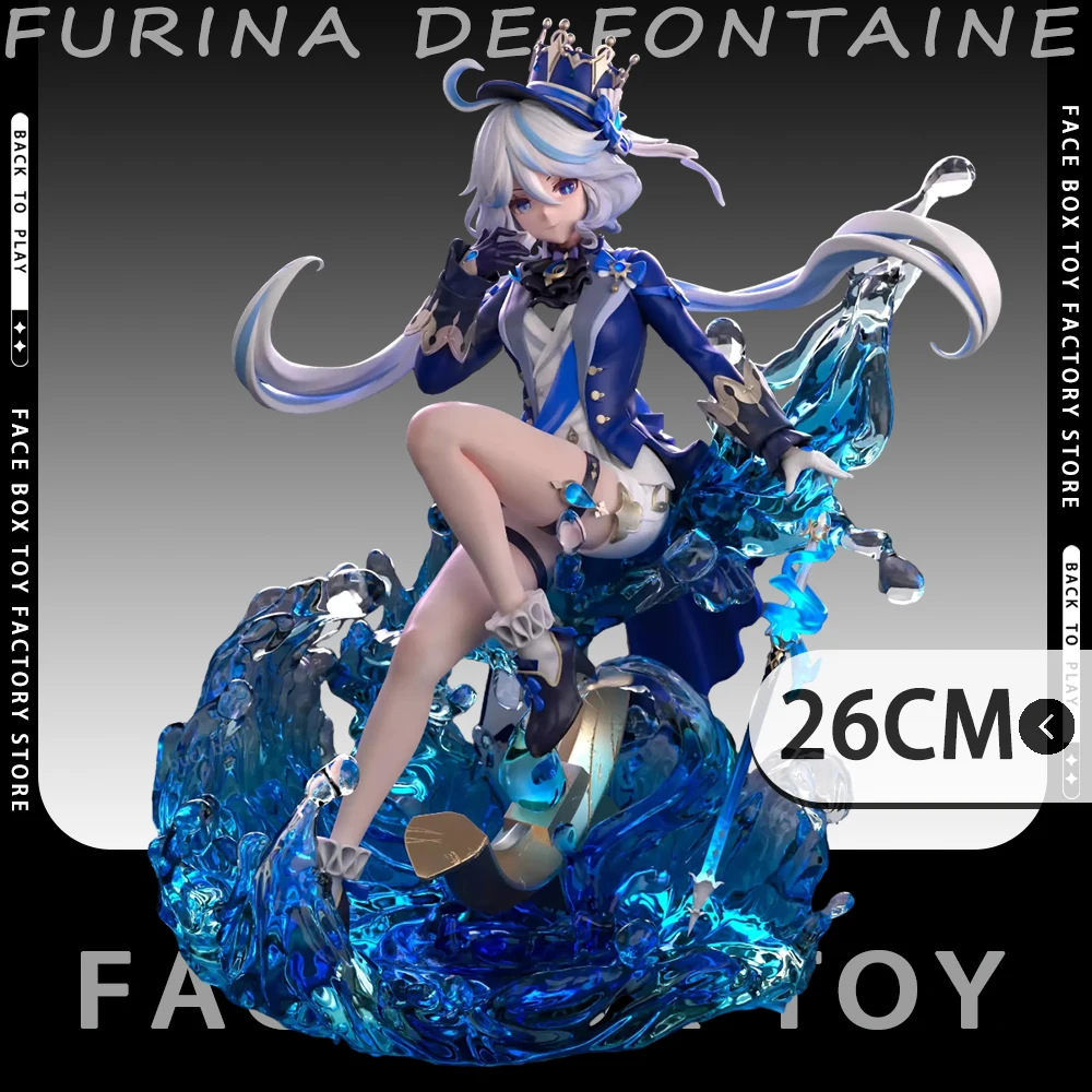 

26cm Genshin Impact Anime Figures Furina De Fontaine Action Figure Game Character Statue Figurine Cartoon Collectible Toy Gift