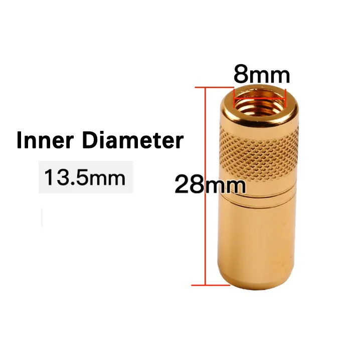 Fishing Landing Net Thread Adaptor 10~15mm To M8 Aluminum Alloy DIY Refit Parts Fishing Accessories fishing accessories fishing tackle fishing tools fishing tool
