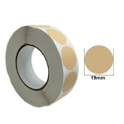 1,000 - Piece Bullseye Shooting Target Plaster Stickers in Black and Red (Beige)