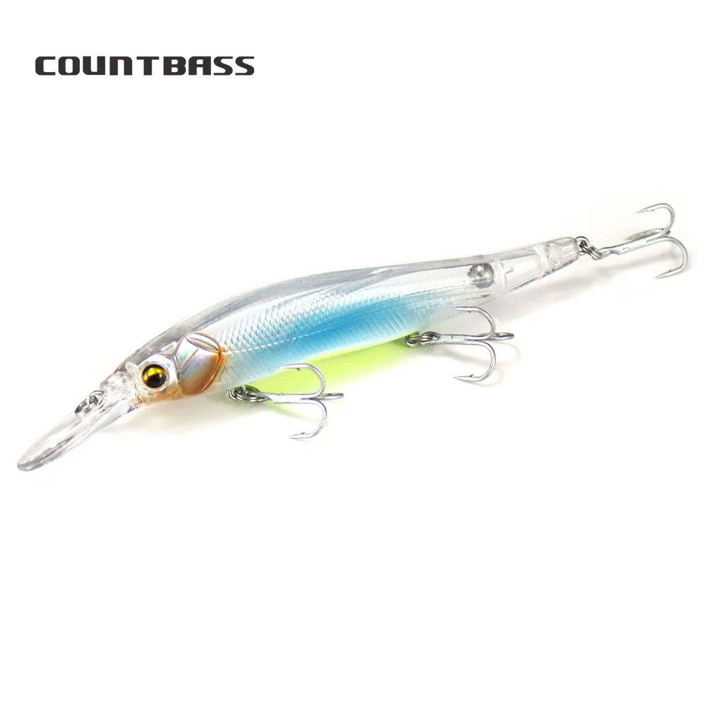 Fishing Lure Countbass Jerkbait 112mm 15.7g Floating Minnow Angler's Divie 2-3m Wobblers Hardbait