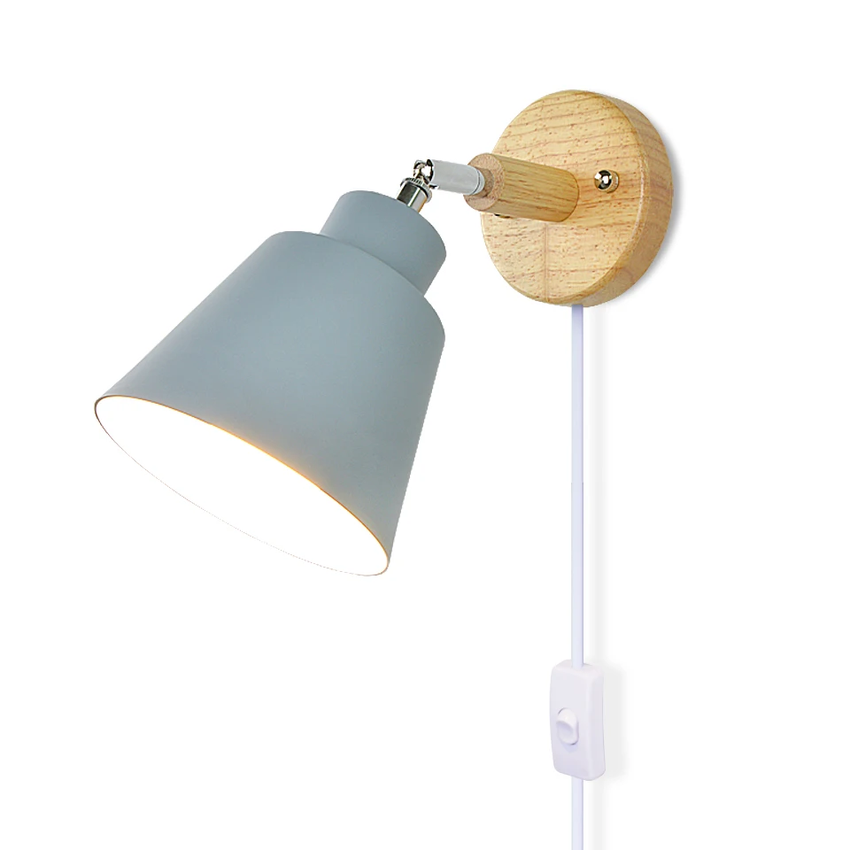 Nordic Wooden Wall Lamp 6