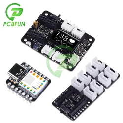 Seeeduo – microcontrôleur XIAO 32 bits, Type C, SAMD21 Cortex M0 + Nano, 48MHZ, Interface SPI I2C, carte d'extension de bouclier 