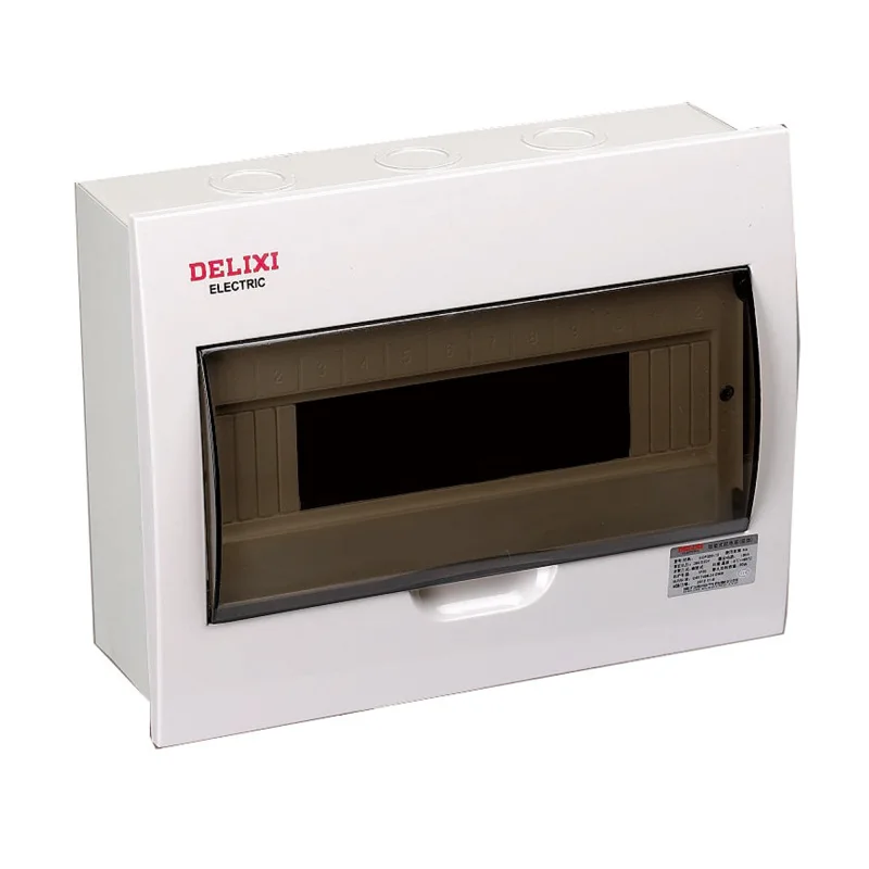 

Power distribution lighting box dark installed cabinet air box broken circuit breaker leakage and transparent box