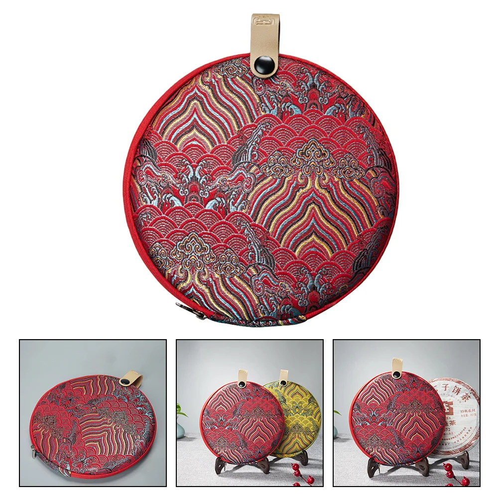 Tea Cake Storage Bag Puer Chinese Containers for Cakes Packing Box Erh Bags Cloth Puerh Holder Travel