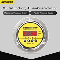 Pressostat numérique MD S825E en acier inoxydable 304 contrôleur de pression d’eau 220VAC 24VDC 380VAC filetage M20x1.5 pour systèmes hydrauliques et thermiques 2