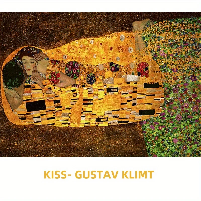 150pcs Mini Test Tube Puzzle The Kiss Gustav Klimt Famous Painting Funny Educational Game Wall Display Birthday Festival Gifts 2