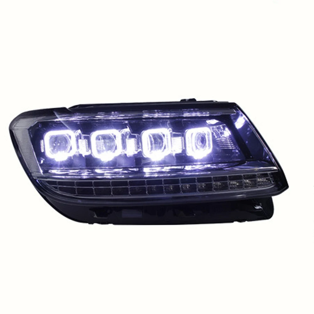 

For Volkswagen Tiguan 17-19 Car Headlight Assembly Dynamic Streamer Turn Signal Indicator Front Lamp LED Daytime Running Light