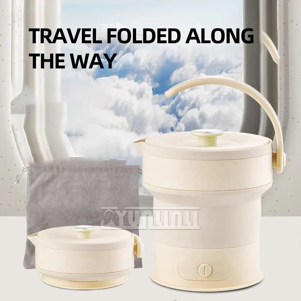 Portable Folding Electric Kettle Multifunctional Travel Electric Kettle 600W Travel Must-have Gadget 4
