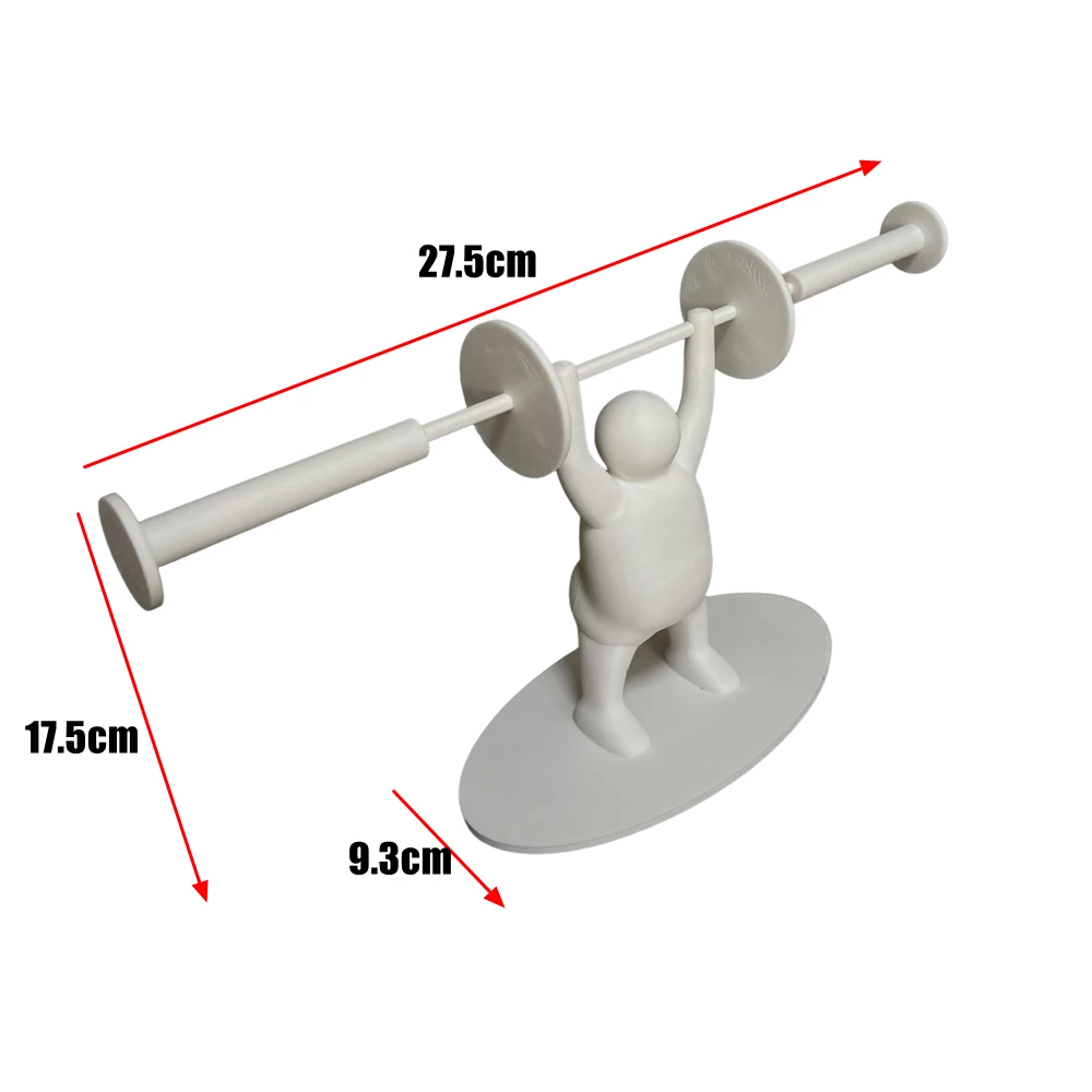 Weightlifter Toilet Roll Holder Paper Holder Shelf Tissue Roll Hanger Tissue Towel Roll Dispenser Bathroom Kitchen Accessories 2