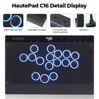 Haute42 Magnetic Hitbox Leverless Controller Button Rim Arcade Controller For PC/PS4/PS5/Switch Stickless Arcade Stick Hitbox - Image 4