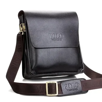 The leisure business single shoulder bag Polo vertical bag man trend inclined shoulder bag 1