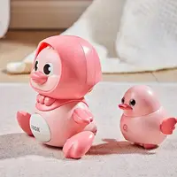 Musical Duck Toy Baby Electronic Swing Pet Crawling Toy Musical Toy Electric With Sound And 2 Light Modes Educational Fun Toys 2