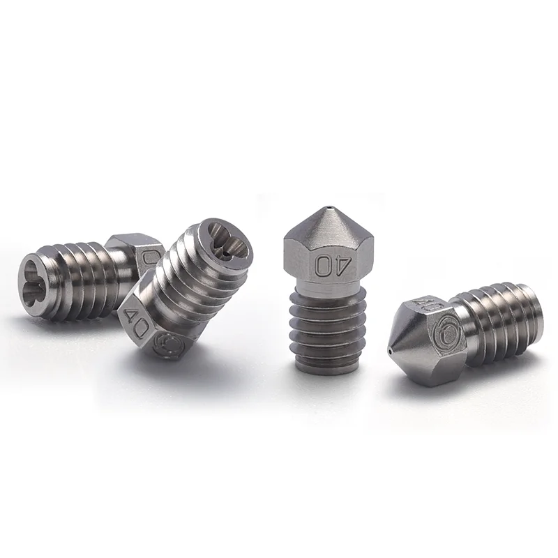 Bondtech Cht Mos Bico de Latão Revestido 0.4 mm para 1.75 Filamento E3d v5 v6 Bloco Prusa i3 Reprap m6 Mosquito 3d Hotend de Alta Qualidade - Imagem 2