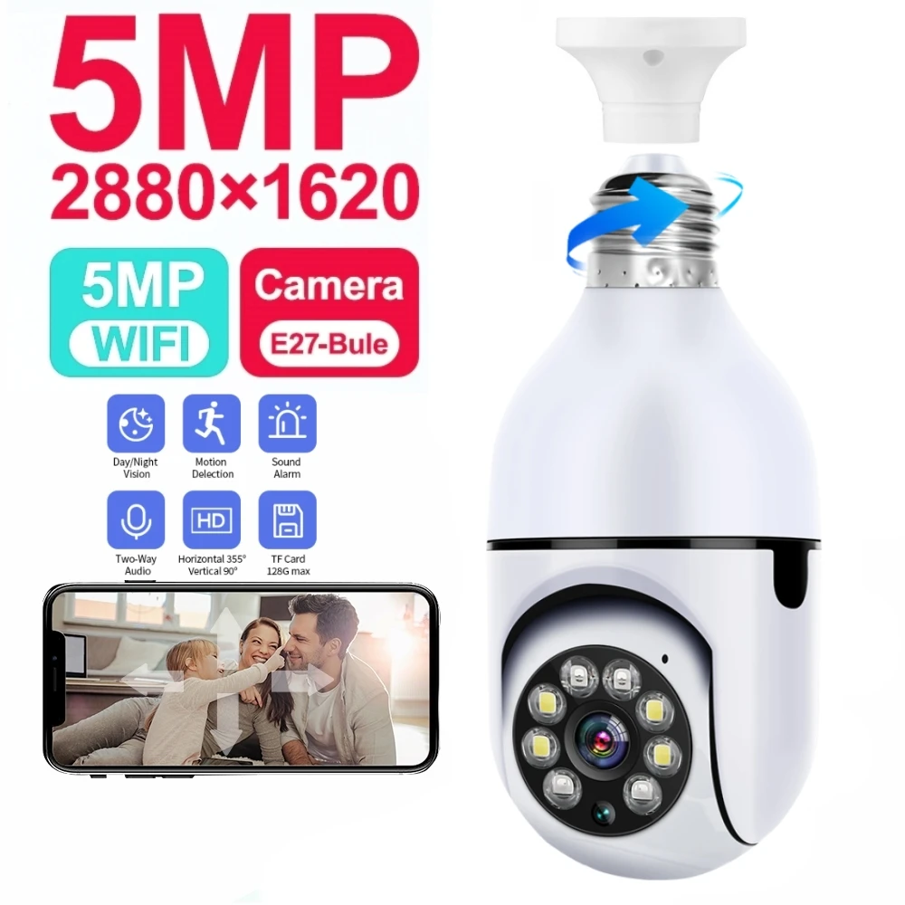 Indoor Video Surveillance Camera, Home Security Baby Monitor, Full