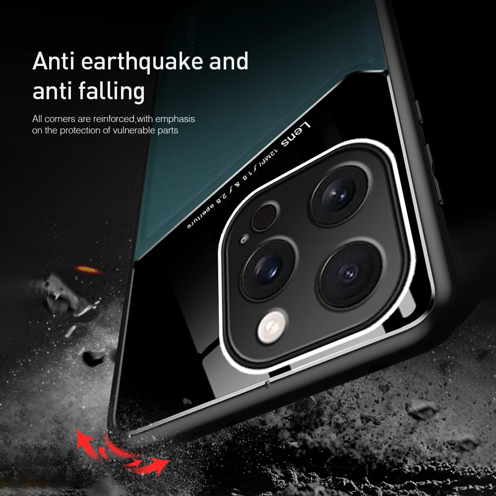 Magnetic Leather Anti-Fall Phone Case - Premium Protection 6.9 inches