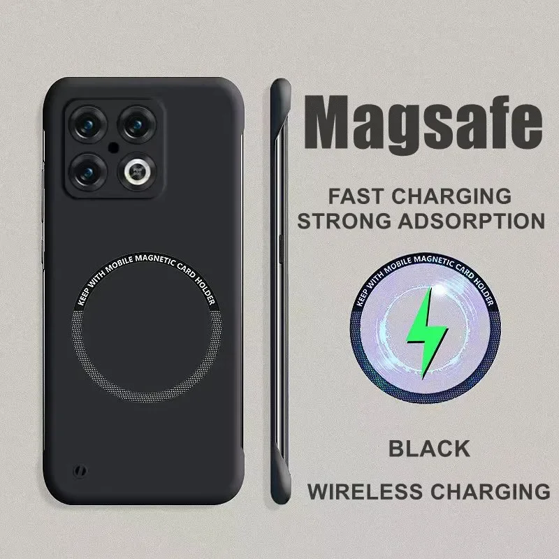 Matte Ultra Thin Frameless Magnetic Phone Case with Magsafe Compatibility