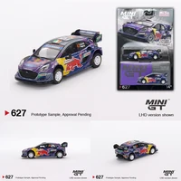 MINIGT 627 In Stock 1:64 Fiesta Rally WRT 2022 M Sport Diecast Car Model Toys 1
