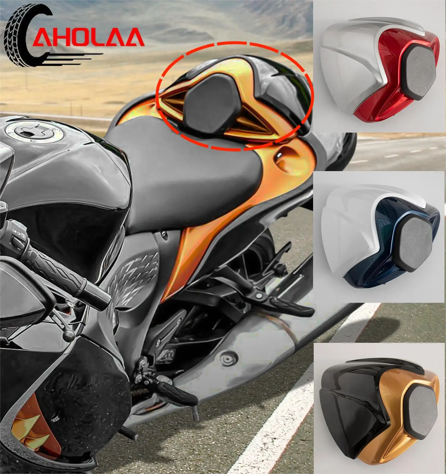 

Motorcycle Pillion Rear Seat Cover Cowl Solo Faring Back Rest Backrest For Suzuki GSX1300R Hayabusa GSXR 1300 GSXR1300 2021 2022
