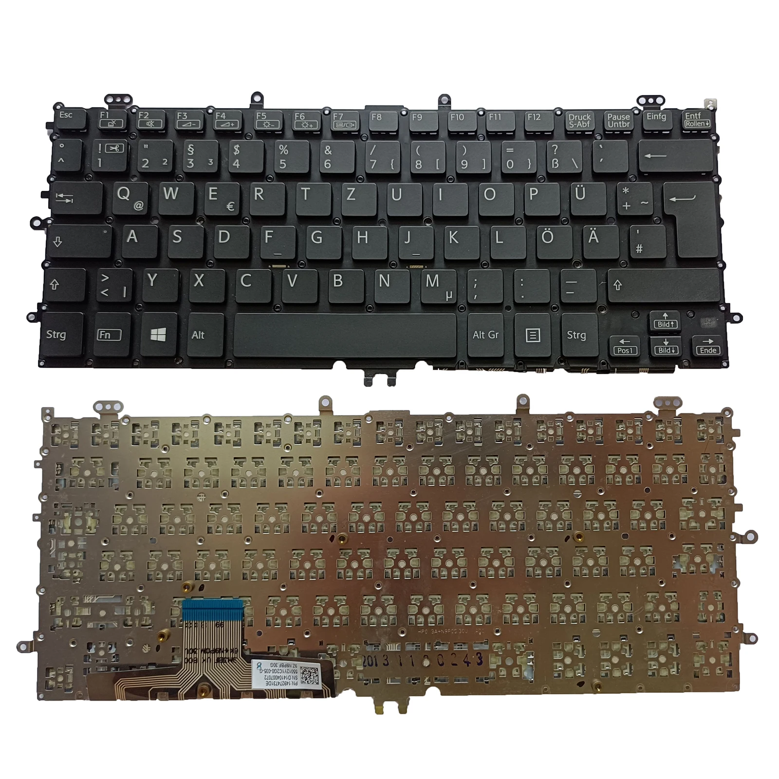 

For Sony Vaio SVF11 SVF11N1C5E SVF11N1M2ES GR Keyboard No frame