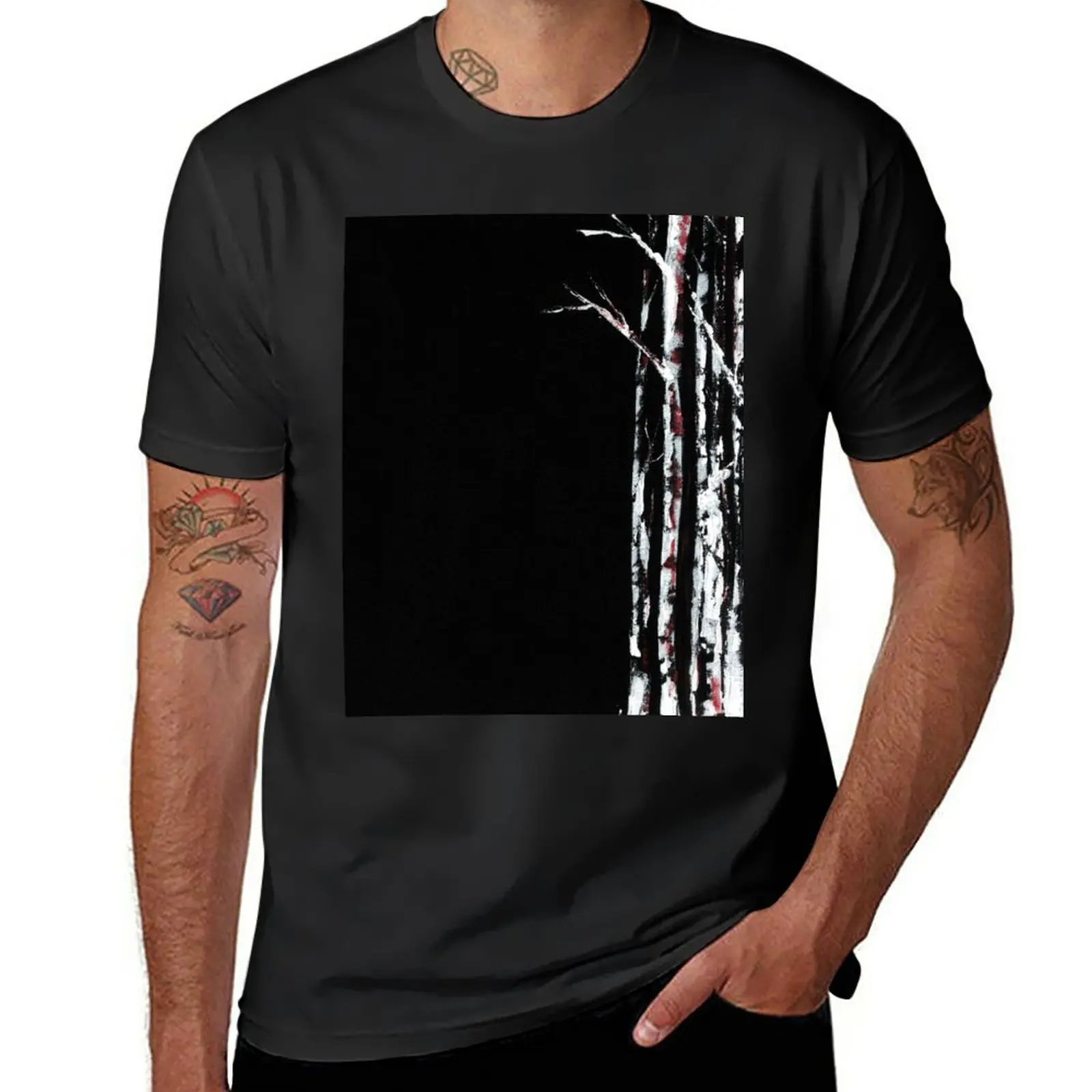 

Новые мужские футболки большого размера с рисунком березы