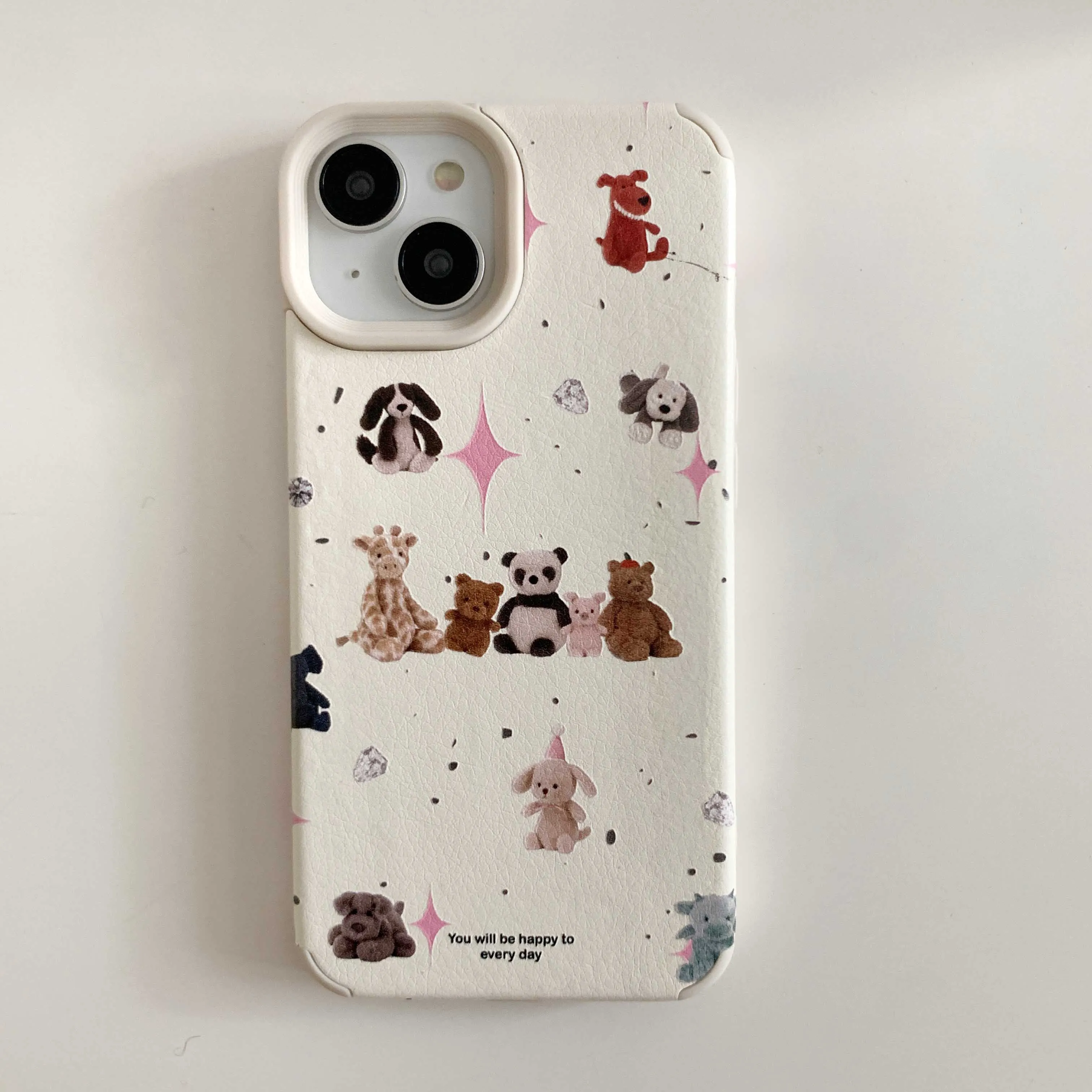 Cartoon Dog Bear iPhone Case