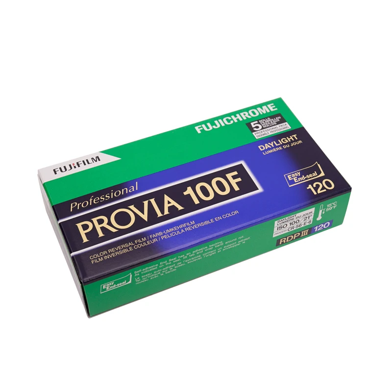 1-10Roll Original Fuji PROVIA120 Color Reversal Film RDP3 100F Positive Film Single Roll Price Daylight Type （Expiry date: 2024）